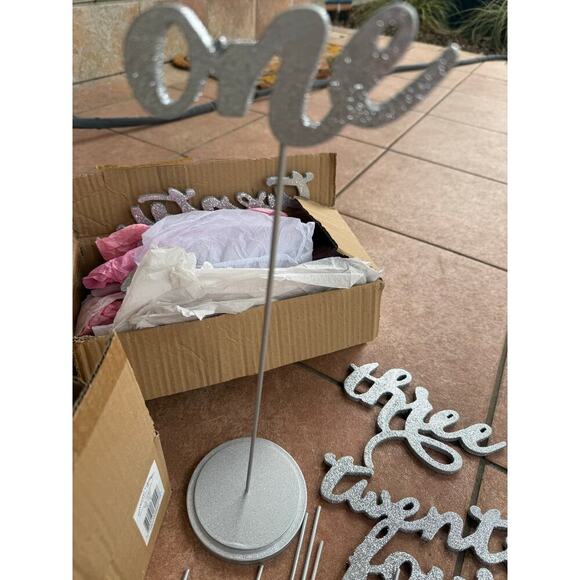 None and/or Unknown Other - Set of 24 Table Numbers for wedding, party, holiday, Mr & Mrs Ribbon decoration